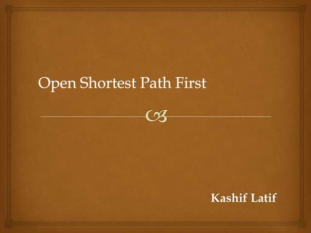 Open Shortest Path First