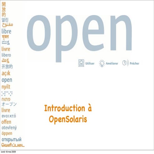 Introduction à OpenSolaris