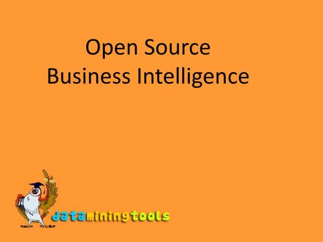 BI: Open Source