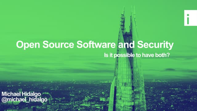 Open source and Security