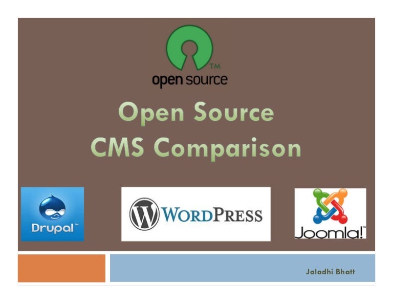 Open source cmspresentationv1