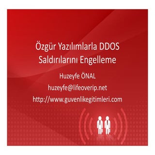 Özgür yazılımlarla DDOS Engelleme