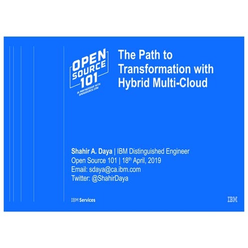 The Path to Transformation with Hybrid Multi-Cloud