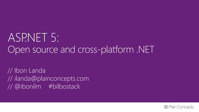 Open source and cross platform .net