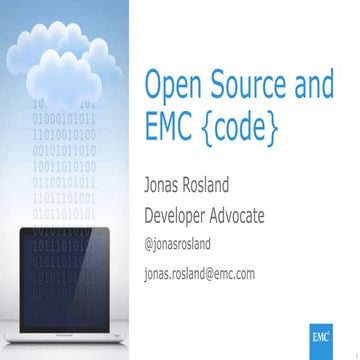 Open Source and EMC {code} Overview - June 2015