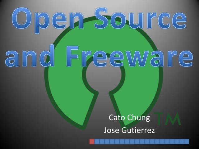 Open Source and Freeware
