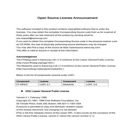 Open source announcement