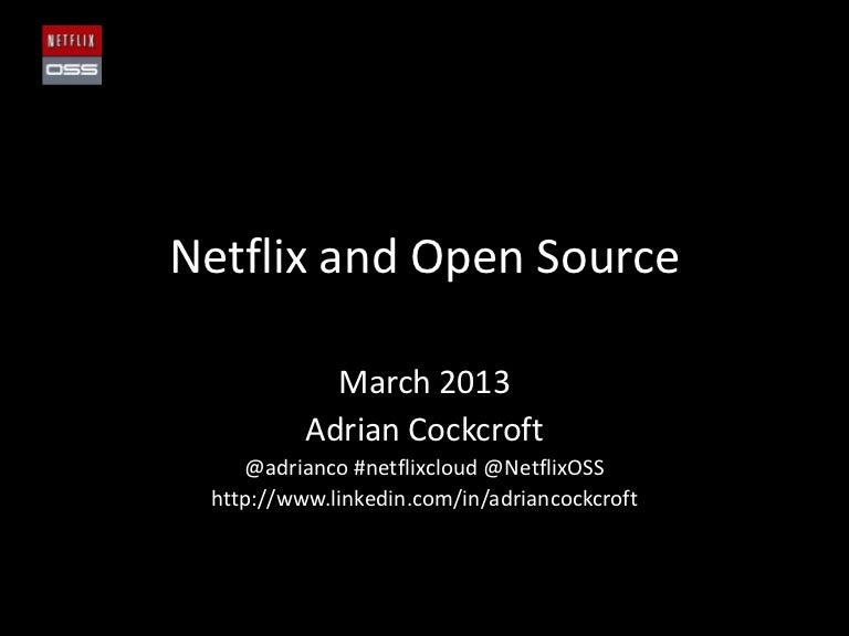 Netflix and Open Source