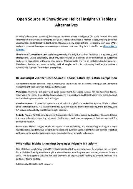 Open Source BI Showdown Helical Insight vs Tableau Alternatives.pdf