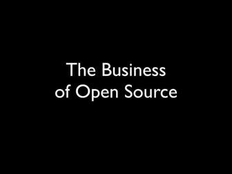 Business Of Open Source
