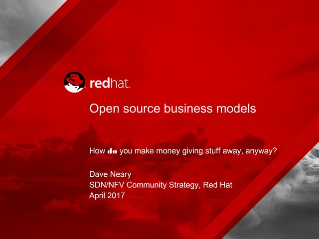 Open source business models