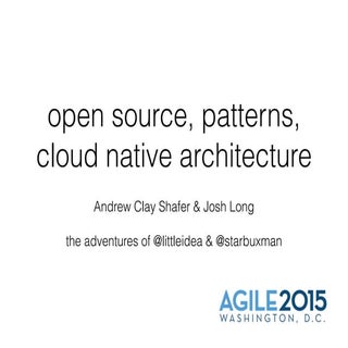 Patterns of Cloud Native Architecture