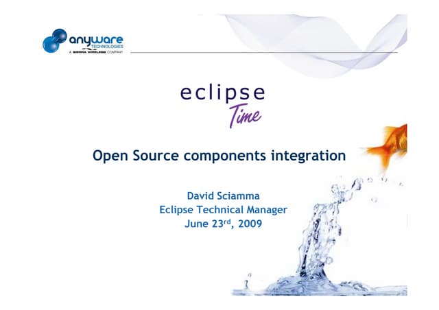 Open Source Components Integration