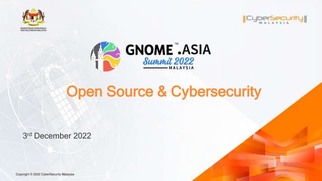 Open Source & Cybersecurity