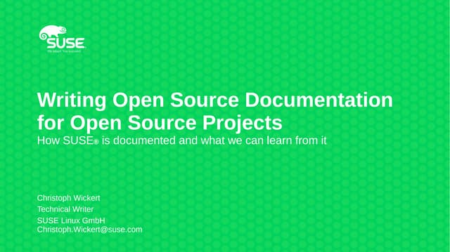 Writing Open Source Documentation For Open Source Projects Pdf Writing Open Source Documentation For Open Source Projects Pdf