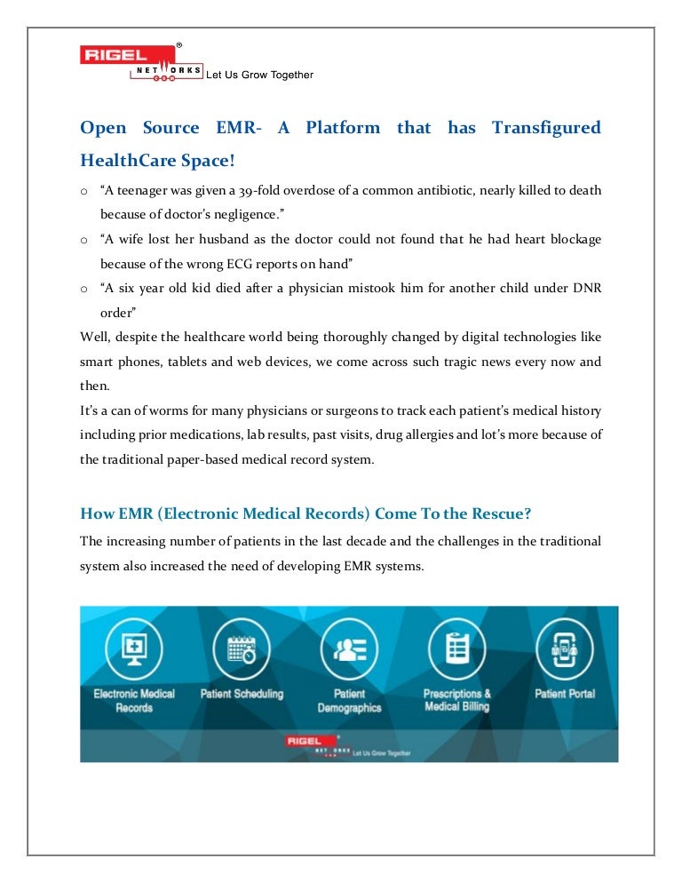 Best Affordable Open Source Free Emr Software Systems Best Affordable Open Source Free Emr Software Systems