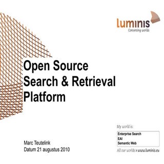 Open source enterprise search and r...