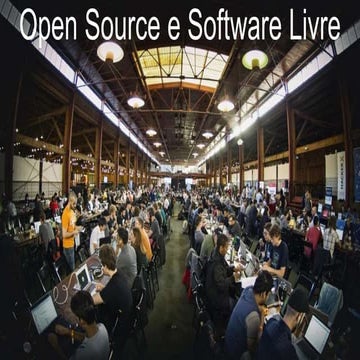 Open source e software livre