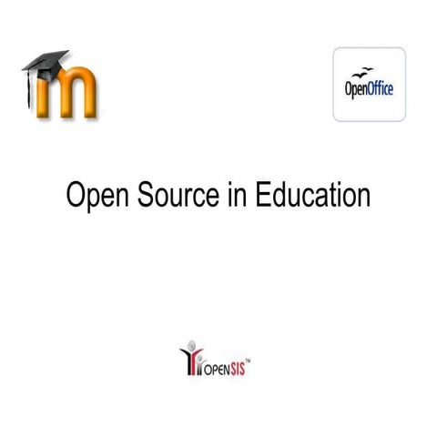 Open Source In Education - Tech&Learning Conference Presentation '09