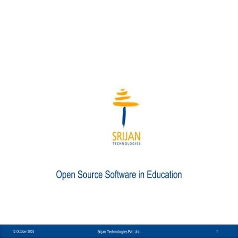 Open Source in Education