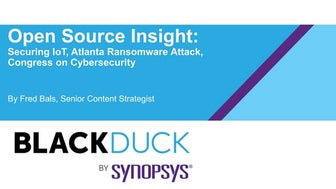 Open Source Insight: Securing IoT, Atlanta Ransomware Attack, Congress on Cyb...