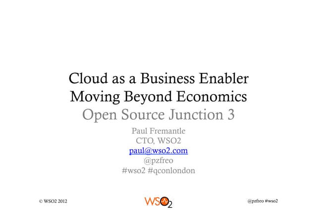 Beyond Economics - Cloud as a Business Enabler