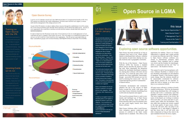 Open source newsletter 01