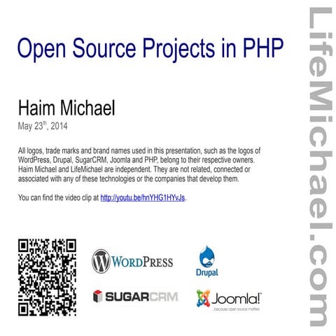 Open Source Projects in PHP | PPT