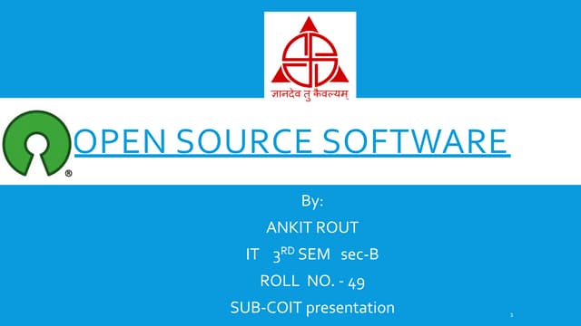 Open source software