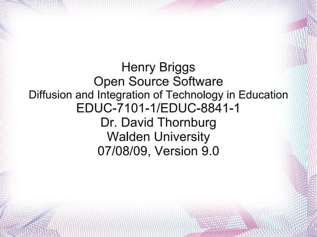 Open Source Software Storyboard Ver9