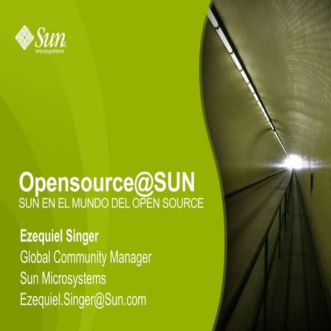 OpenSource @ Sun