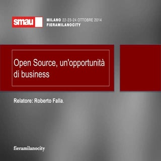 Open source un'opportunità di business