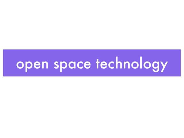 Open Space Technology