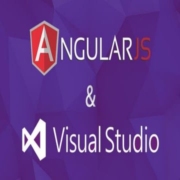 Starting an AngularJS Project with Visual Studio | PPT