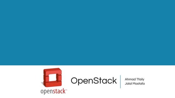 OpenStack Architecture and Use Cases