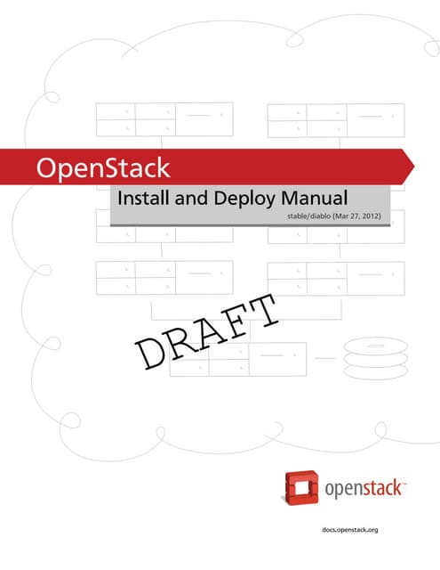 Openstack install-guide-diablo