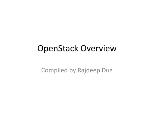 Openstack meetup-pune-aug22-overview