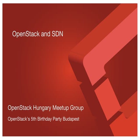 OpenStack Meetup - SDN