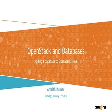 OpenStack and Databases
