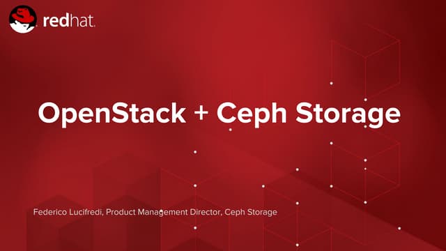 Red Hat Storage Day Boston - OpenSt...