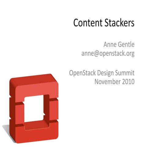 OpenStack Content Stackers