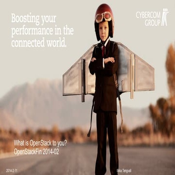 What is OpenStack to you? OpenStackFin 2014-02