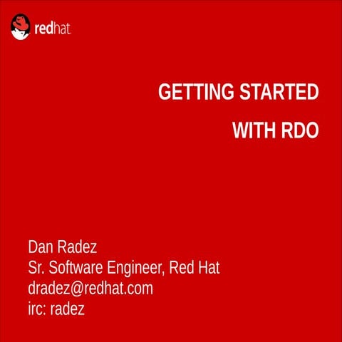 Getting started with RDO Havana