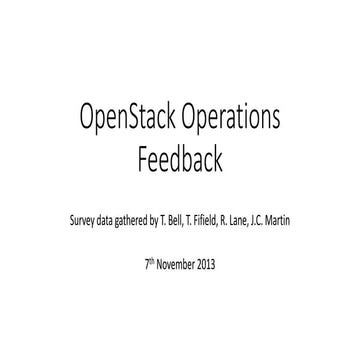 Open stack operations feedback loop v1.4