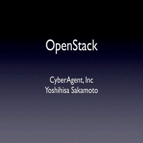 OpenStack Report