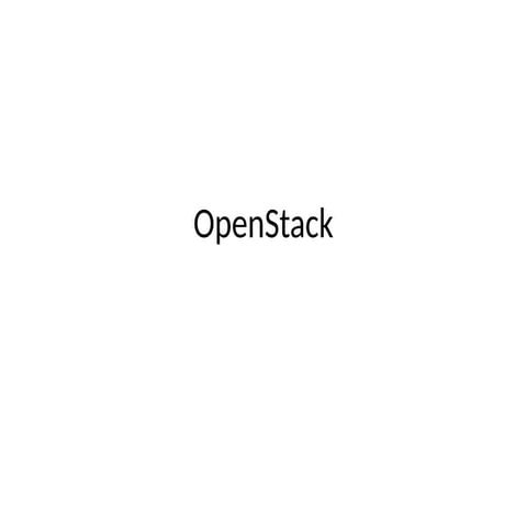 Comprehensive Guide to OpenStack Architecture and Storage Solutions | PPTX
