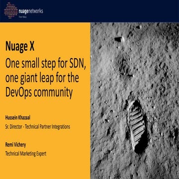 Public Presentation - OpenStack Summit - Nuage X & DevIOps