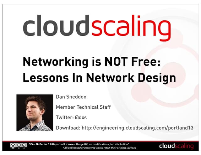 Networking is NOT Free: Lessons in Network Design