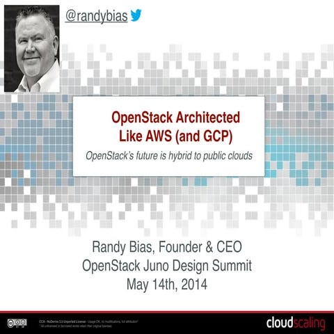 OpenStack Architected Like AWS (and GCP)
