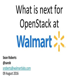 OpenStack Silicon Valley 2016 keynote